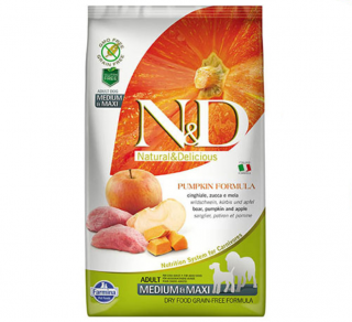 N&D Tahılsız Medium Maxi Balkabağı Yaban Domuzu ve Elmalı 2.5 kg Köpek Maması kullananlar yorumlar